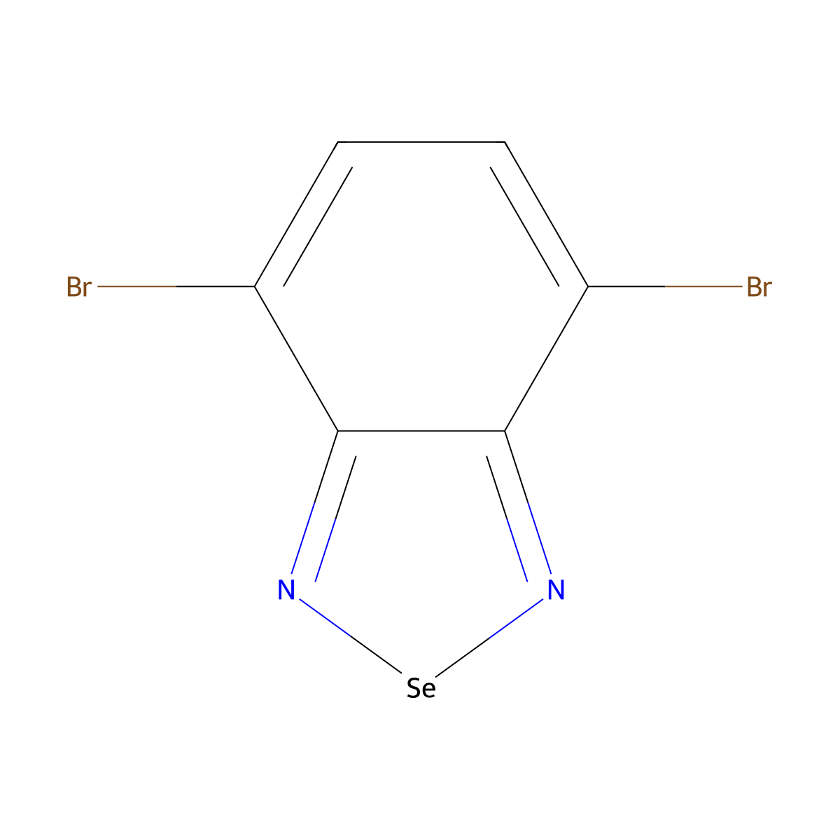 4,7-Dibromo-2,1,3-benzoselenadiazole molecular structure, CAS 63224-42-0