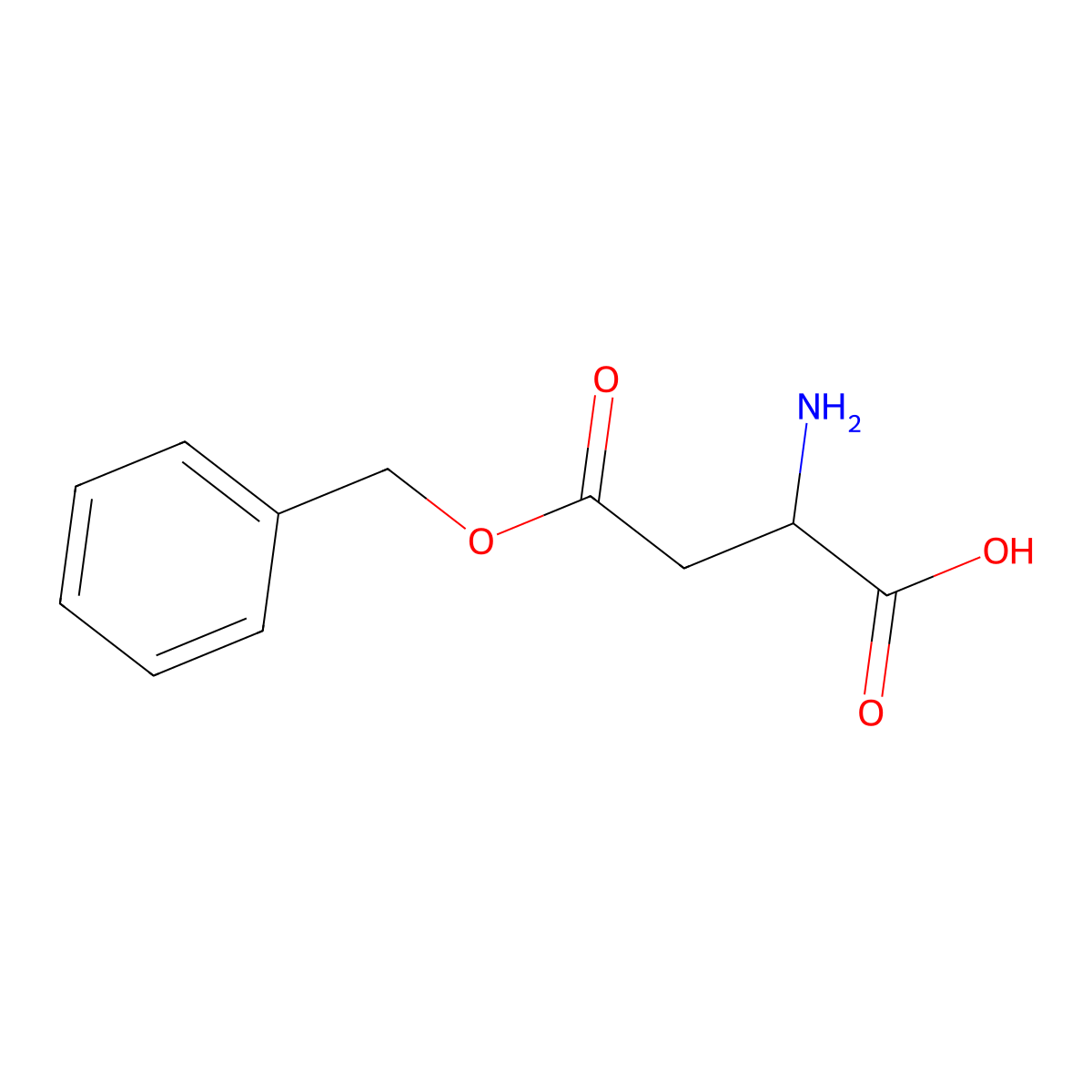 2-Amino-4-(benzyloxy)-4-oxobutanoic acid molecular structure, CAS 63228-51-3