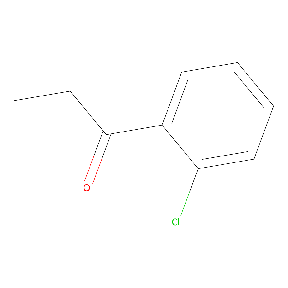 o-Chloropropiophenone molecular structure, CAS 6323-18-8