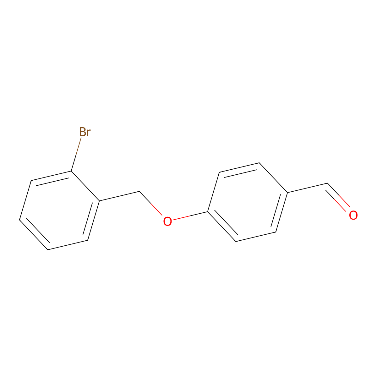 4-[(2-Bromobenzyl)oxy]benzaldehyde molecular structure, CAS 632300-46-0