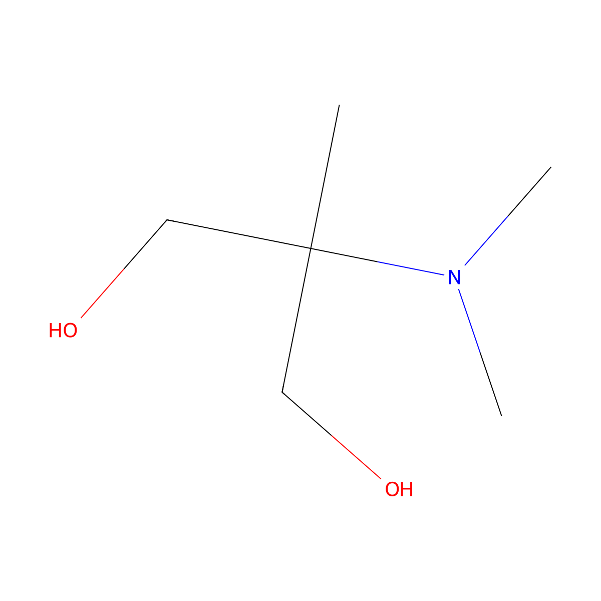 2-(Dimethylamino)-2-methylpropane-1,3-diol molecular structure, CAS 63246-63-9