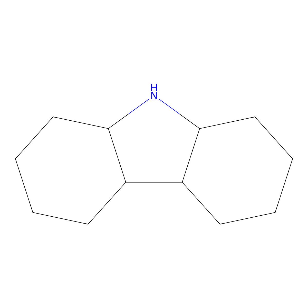 Dodecahydro-1H-carbazole molecular structure, CAS 6326-88-1