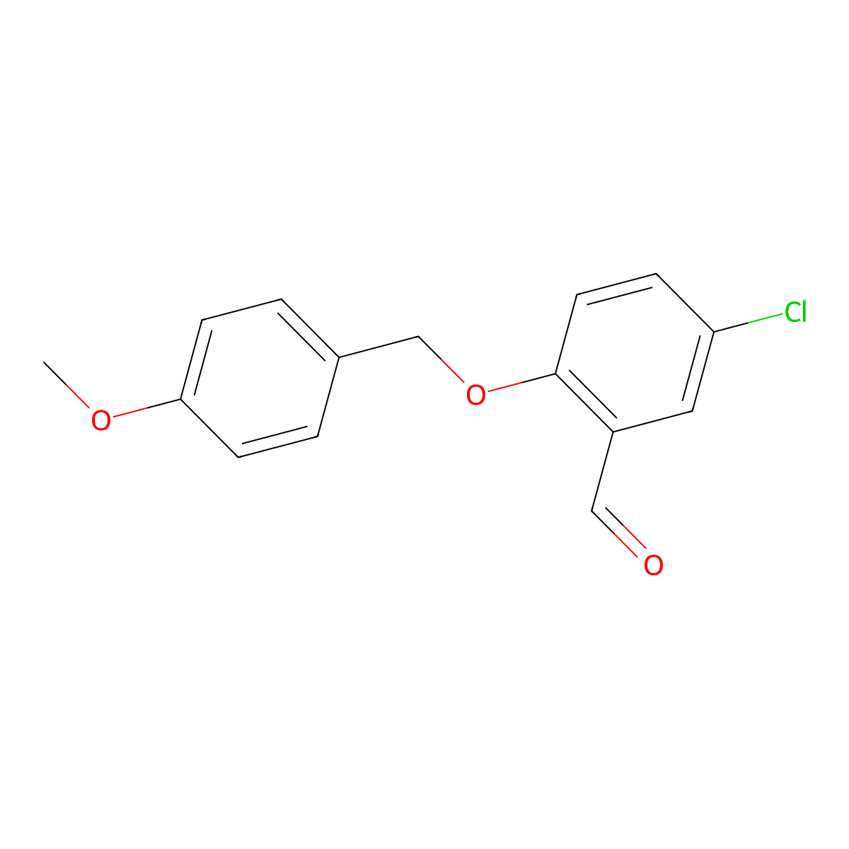 5-Chloro-2-[(4-methoxybenzyl)oxy]benzaldehyde molecular structure, CAS 632625-64-0
