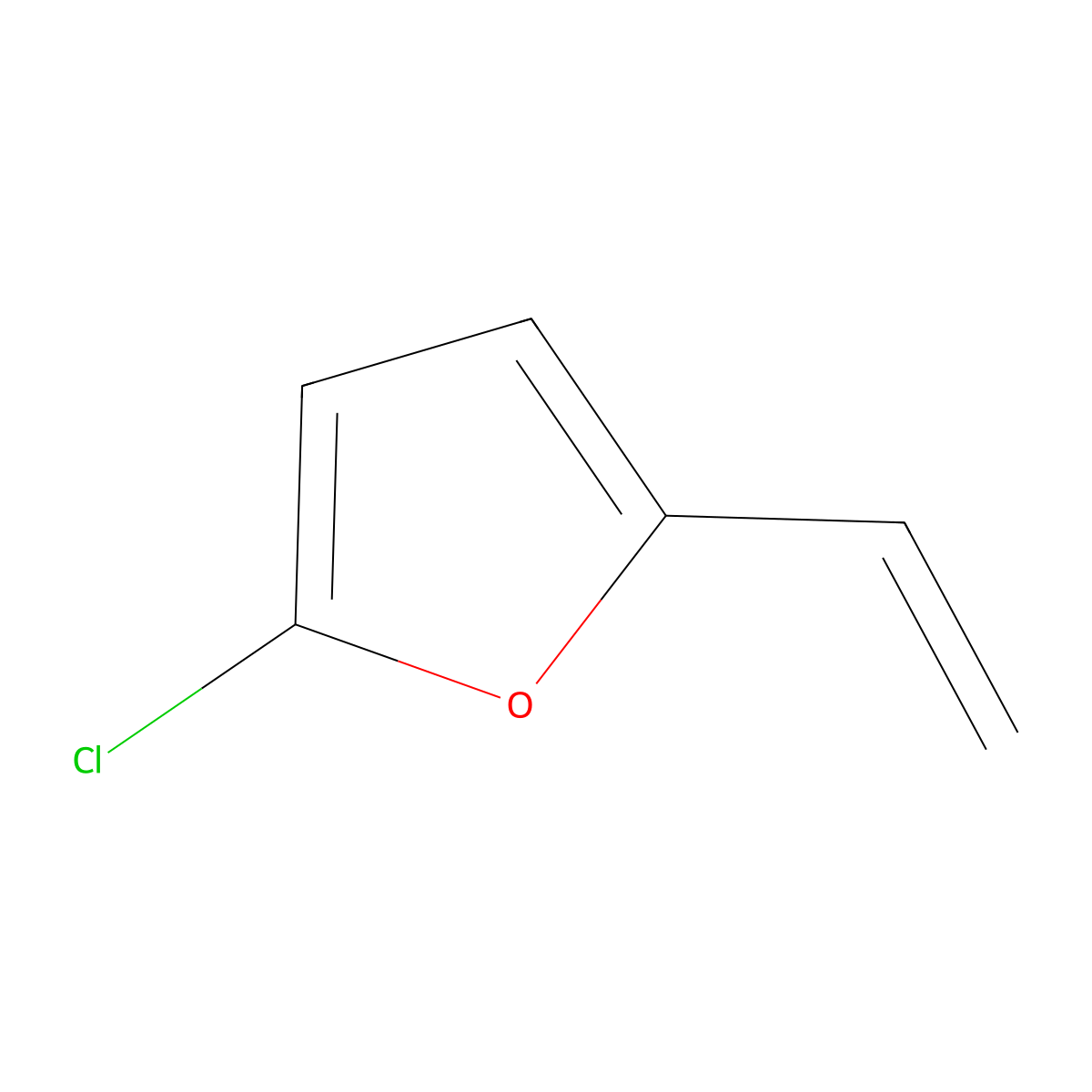 2-Chloro-5-ethenylfuran molecular structure, CAS 63269-95-4