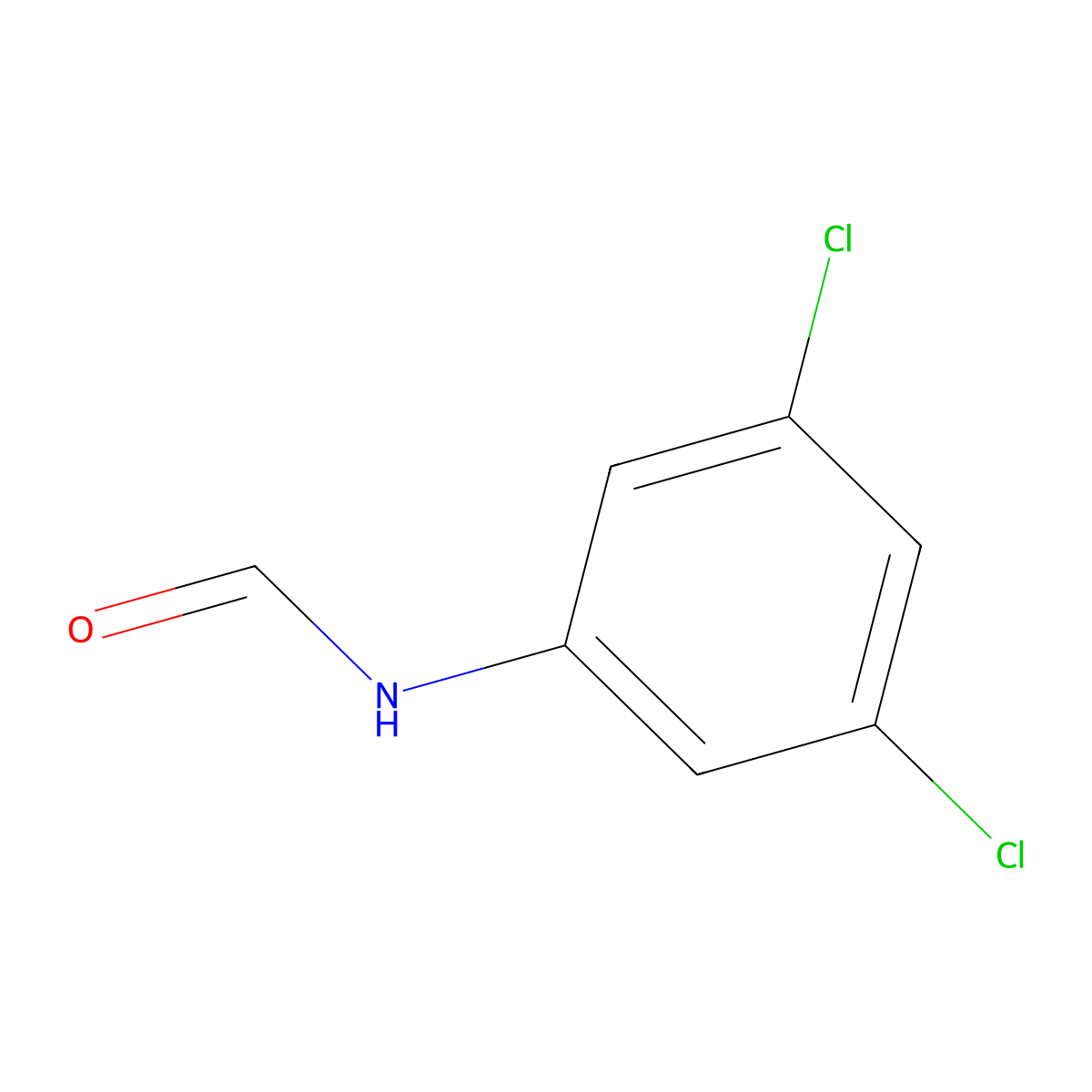 3',5'-Dichloroformanilide molecular structure, CAS 6327-48-6