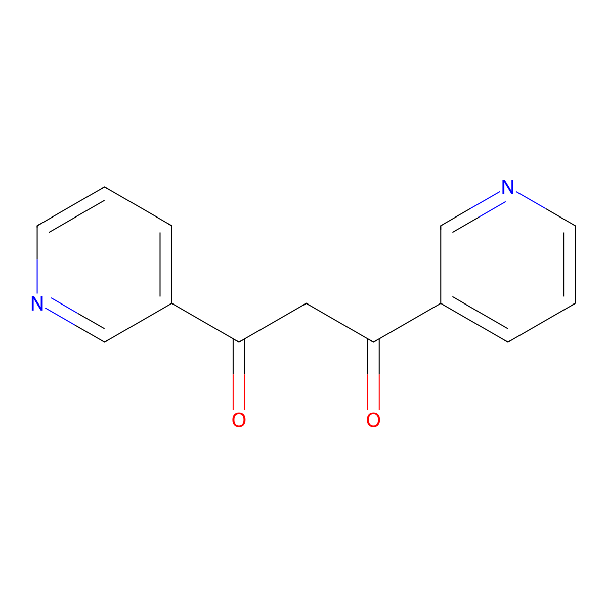 1,3-Di(pyridin-3-yl)propane-1,3-dione molecular structure, CAS 6327-87-3