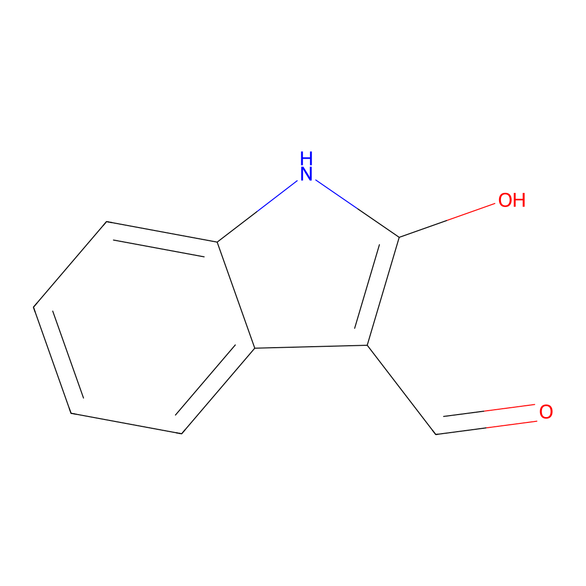 3-(Hydroxymethylene)indolin-2-one molecular structure, CAS 63273-23-4