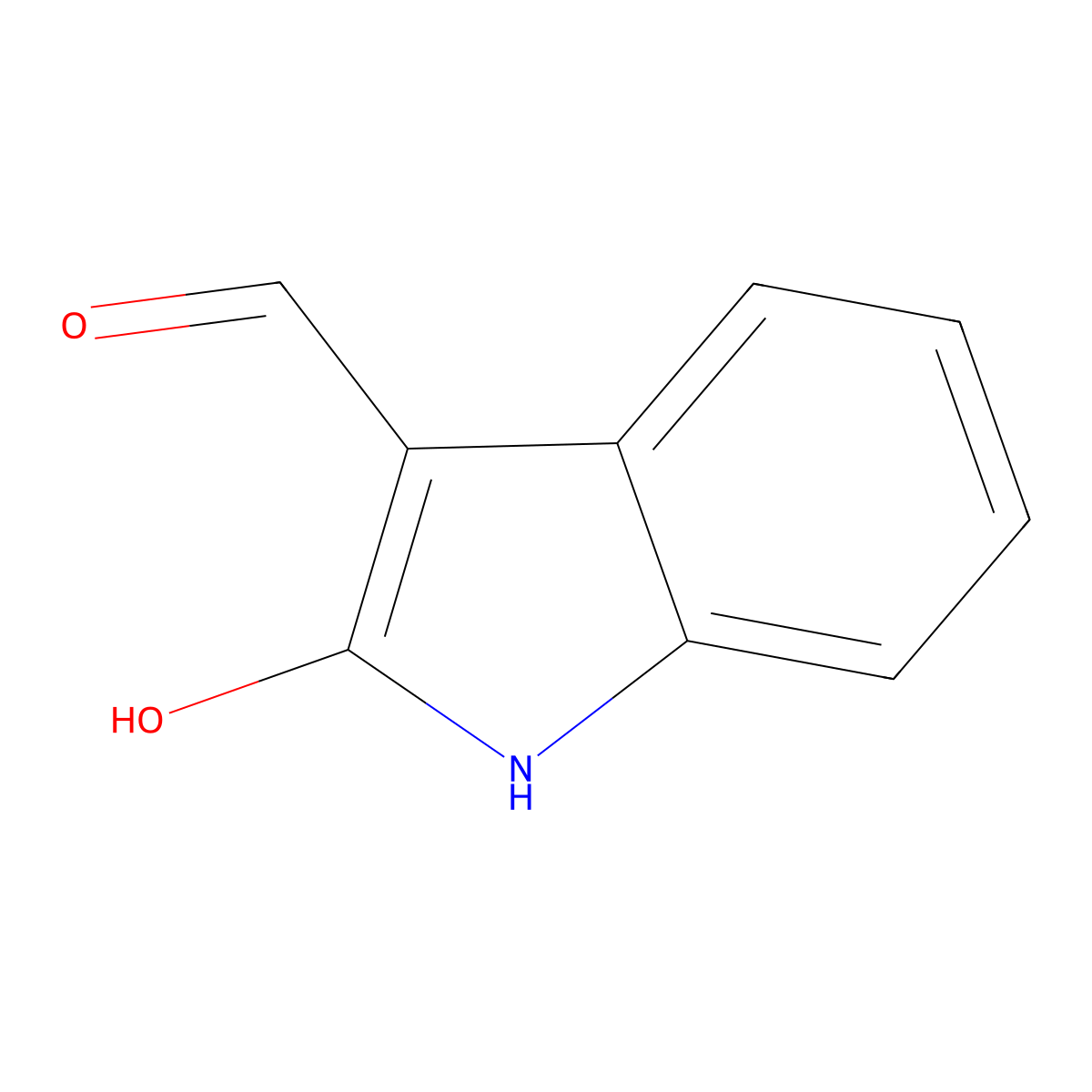 3-(Hydroxymethylene)indolin-2-one molecular structure, CAS 63273-23-4