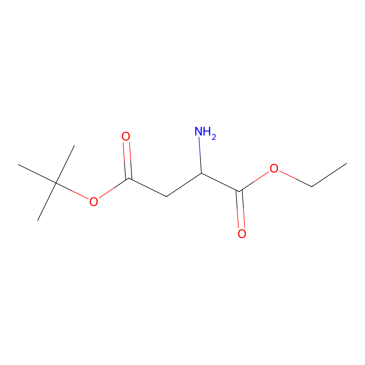 4-(tert-Butyl) 1-ethyl L-aspartate molecular structure, CAS 63276-59-5
