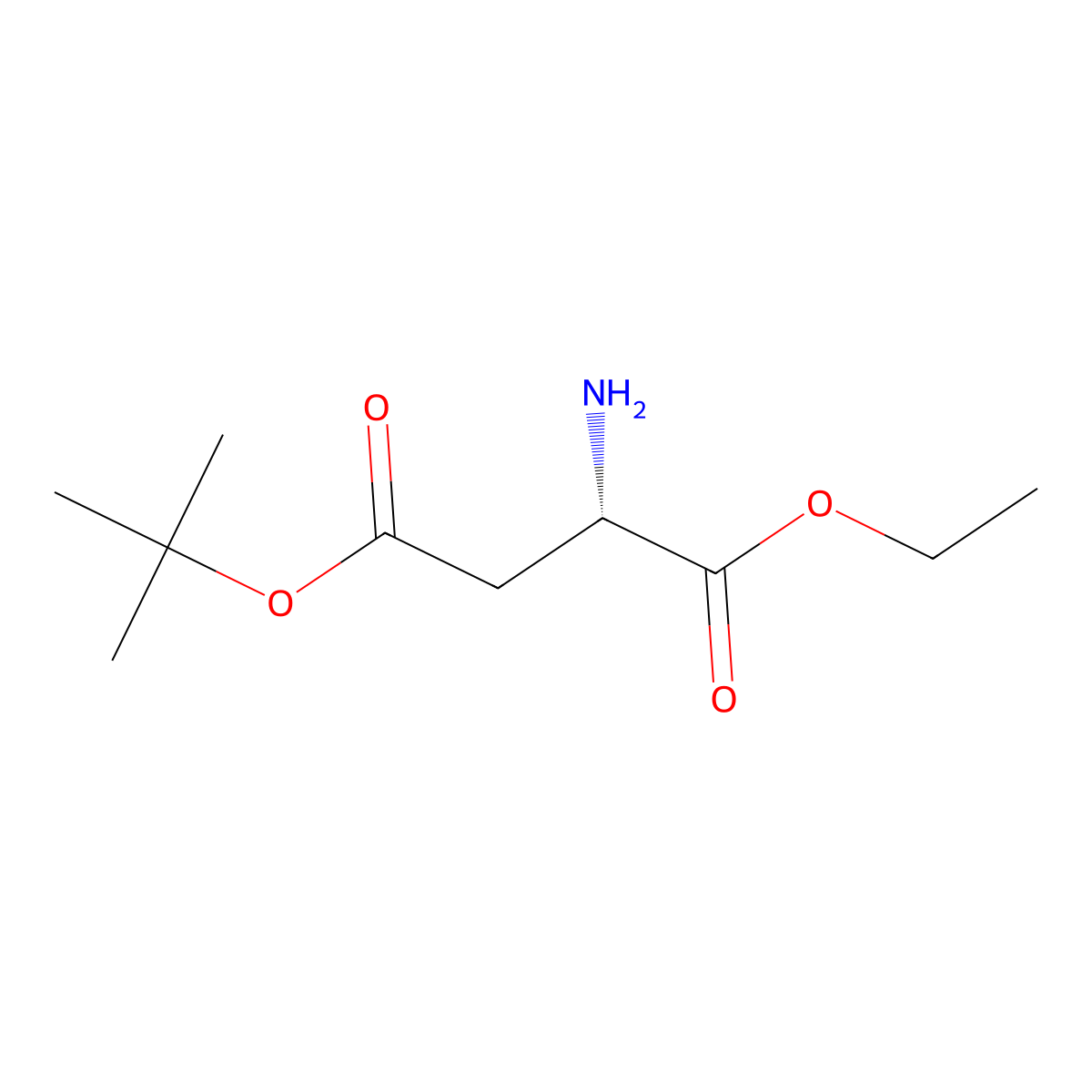 4-(tert-Butyl) 1-ethyl L-aspartate molecular structure, CAS 63276-59-5