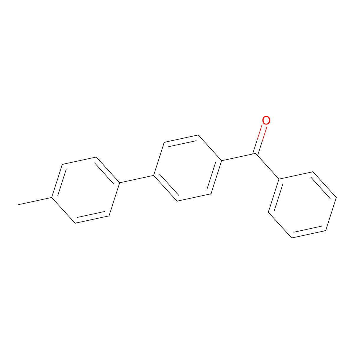 (4'-Methyl biphenyl-4-yl)(phenyl)methanone molecular structure, CAS 63283-56-7