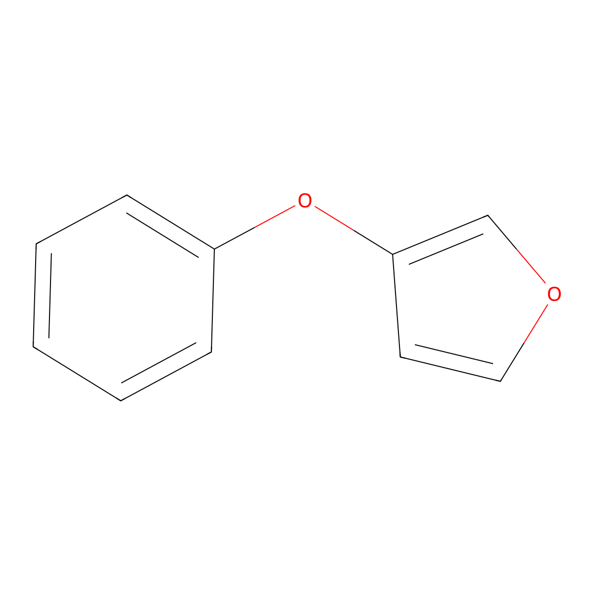 3-Phenoxyfuran molecular structure, CAS 63285-86-9