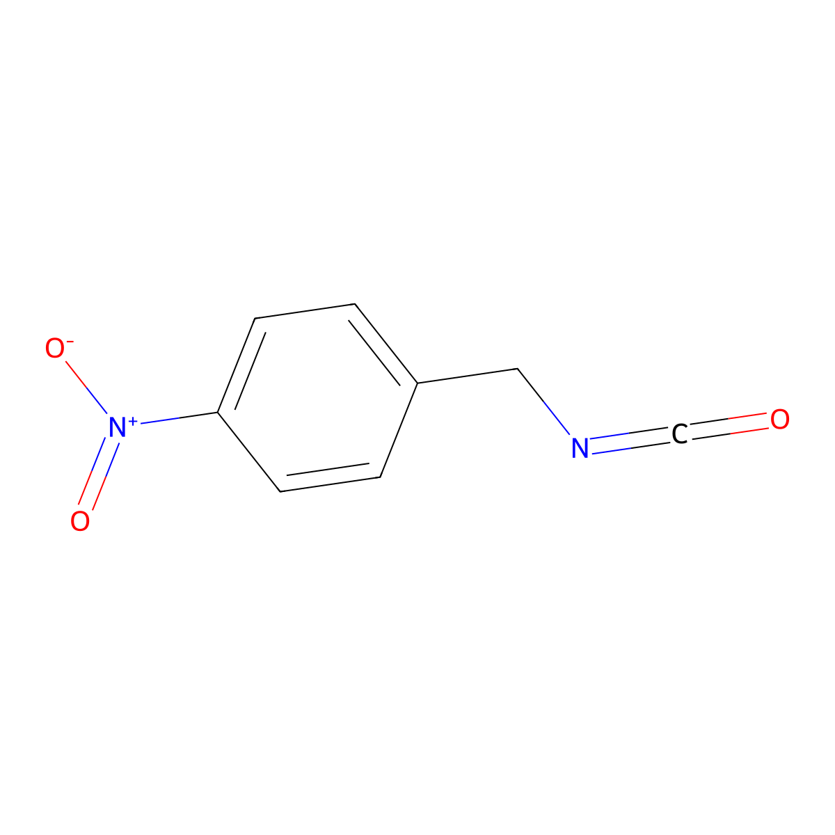 1-(Isocyanatomethyl)-4-nitrobenzene molecular structure, CAS 63289-53-2