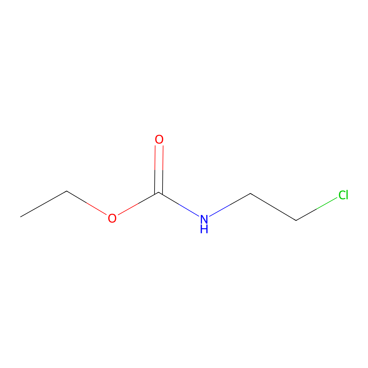 Ethyl 2-chloroethylcarbamate molecular structure, CAS 6329-26-6