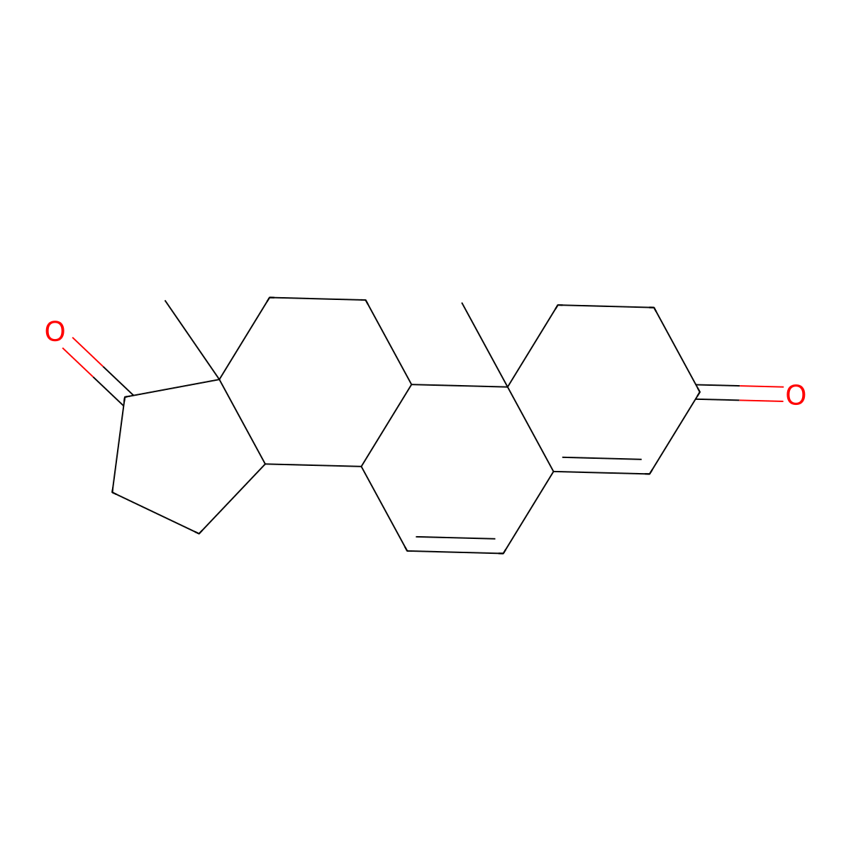 Androsta-4,6-diene-3,17-dione molecular structure, CAS 633-34-1