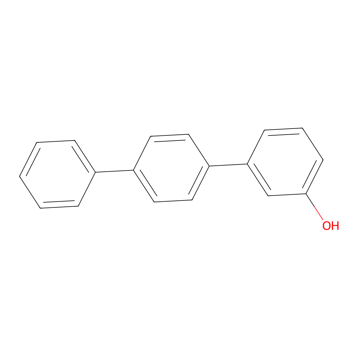 1,1':4',1''-Terphenyl-3-ol molecular structure, CAS 6330-21-8
