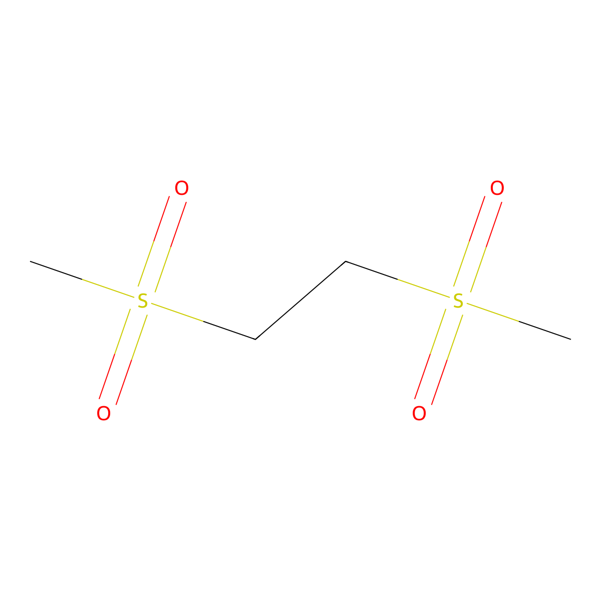 1,2-Bis(methylsulfonyl)ethane molecular structure, CAS 6330-26-3