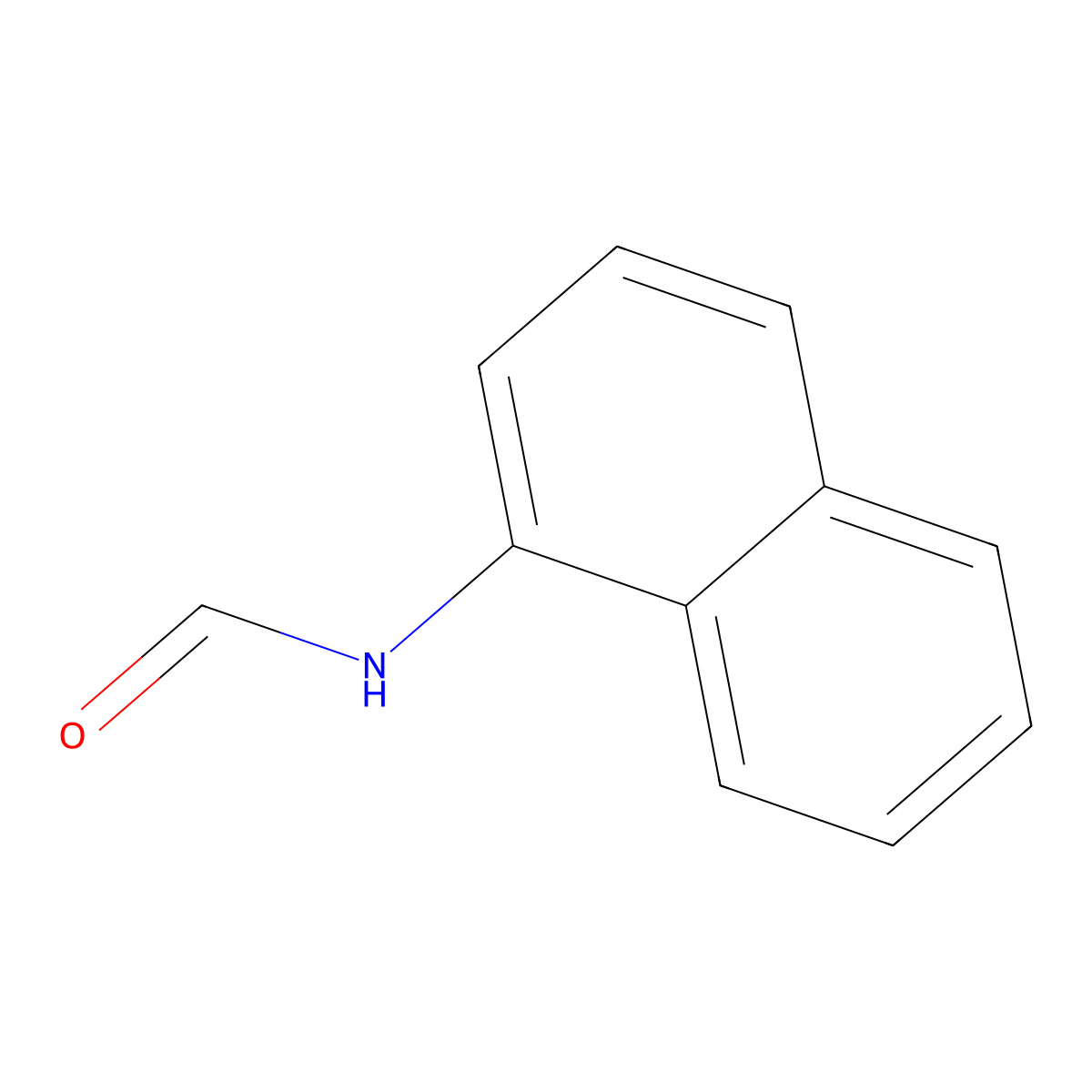 Formamide, N-1-naphthalenyl- molecular structure, CAS 6330-51-4