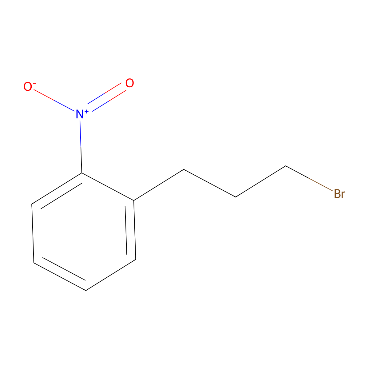1-(3-Bromopropyl)-2-nitrobenzene molecular structure, CAS 63307-45-9
