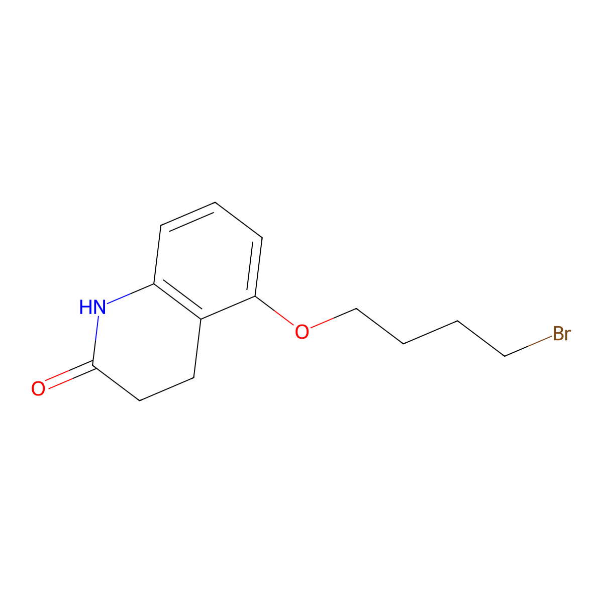 5-(4-Bromobutoxy)-3,4-dihydro-2(1H)-quinolinone molecular structure, CAS 63309-35-3