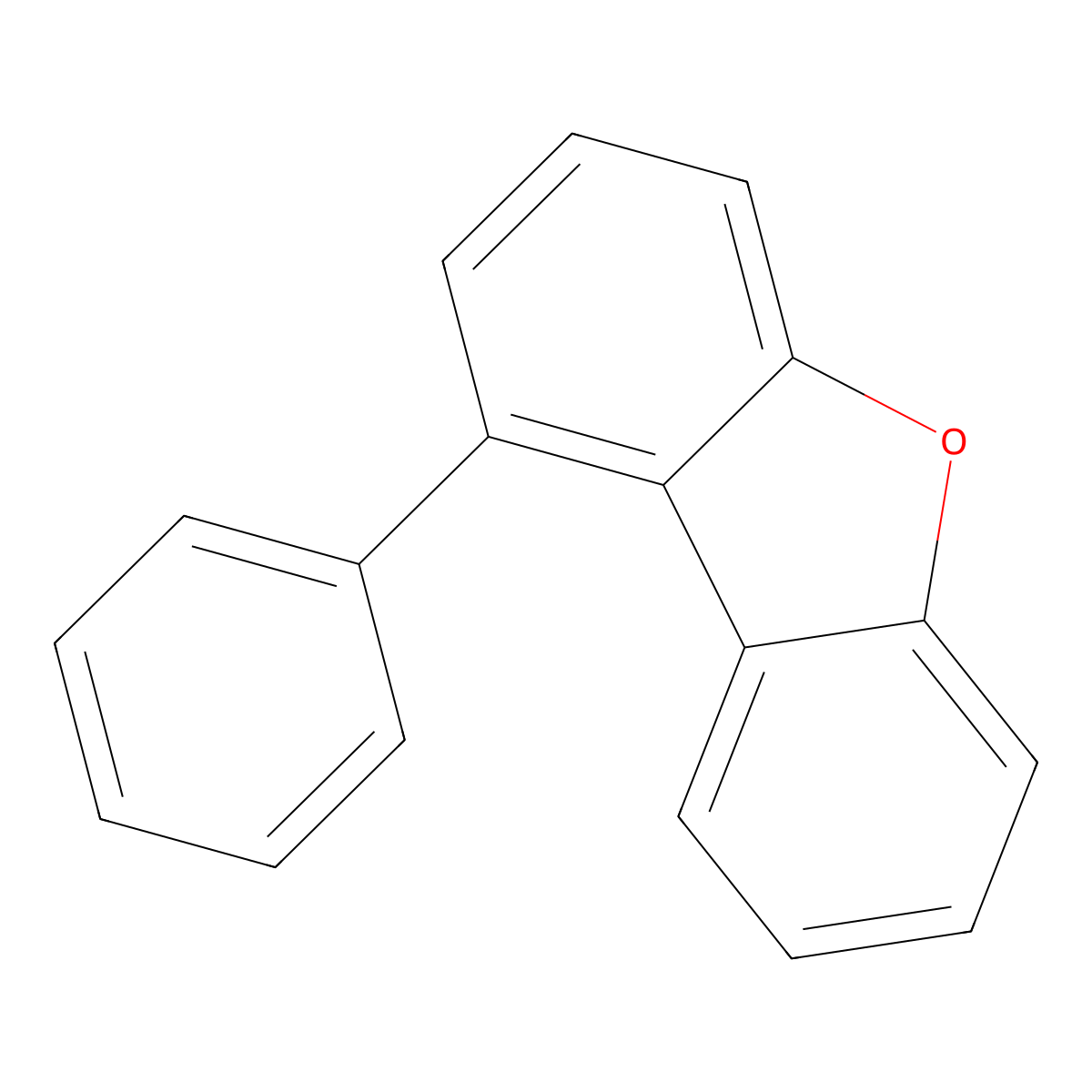 1-Phenyldibenzofuran molecular structure, CAS 63317-69-1