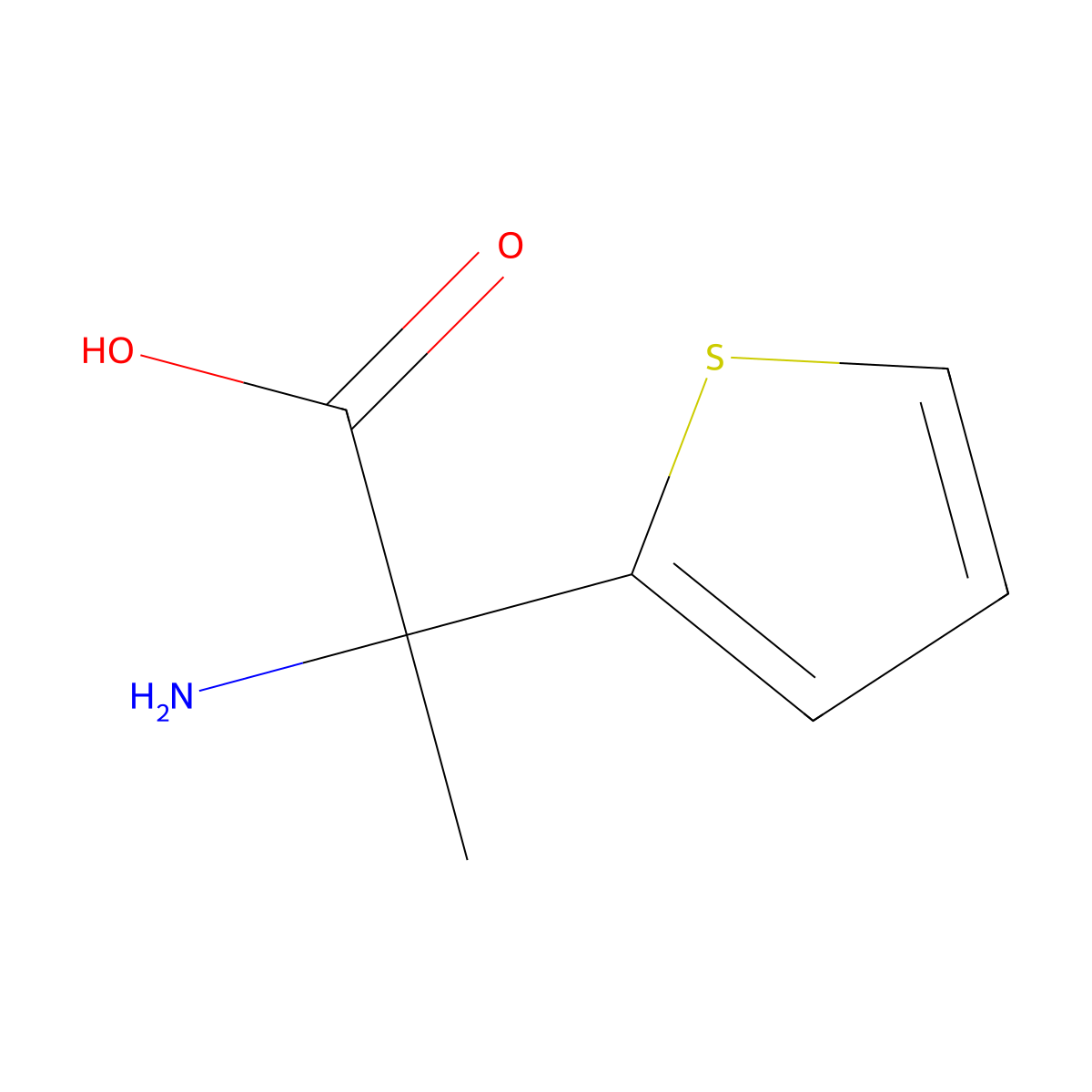2-(2-Thienyl)alanine molecular structure, CAS 6332-87-2