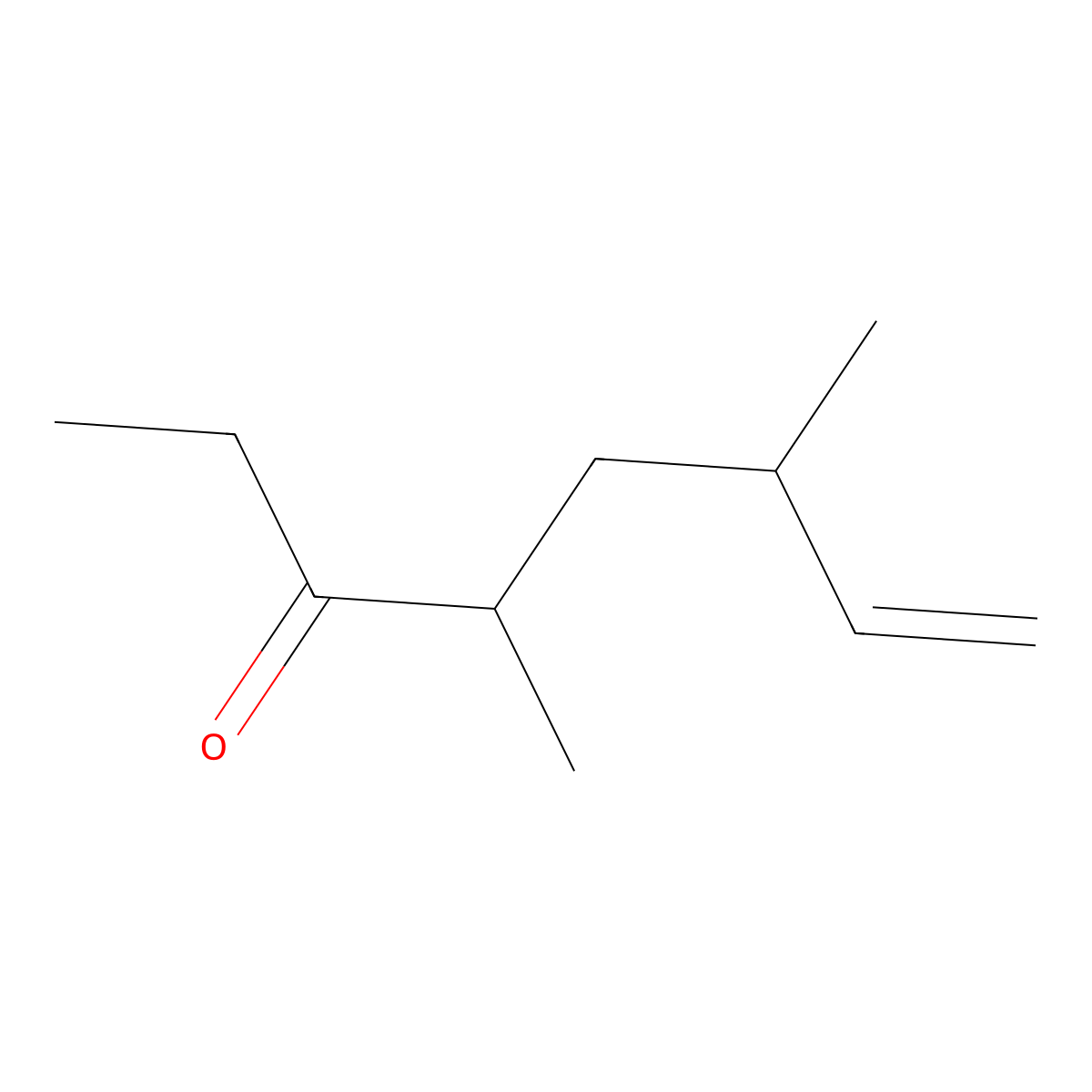 7-Octen-3-one, 4,6-dimethyl- molecular structure, CAS 63323-26-2