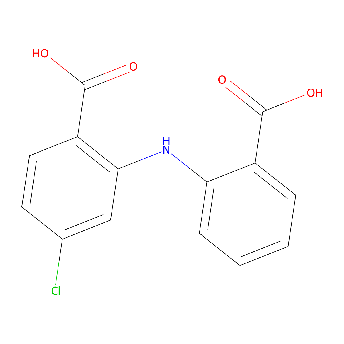 Lobenzarit molecular structure, CAS 63329-53-3