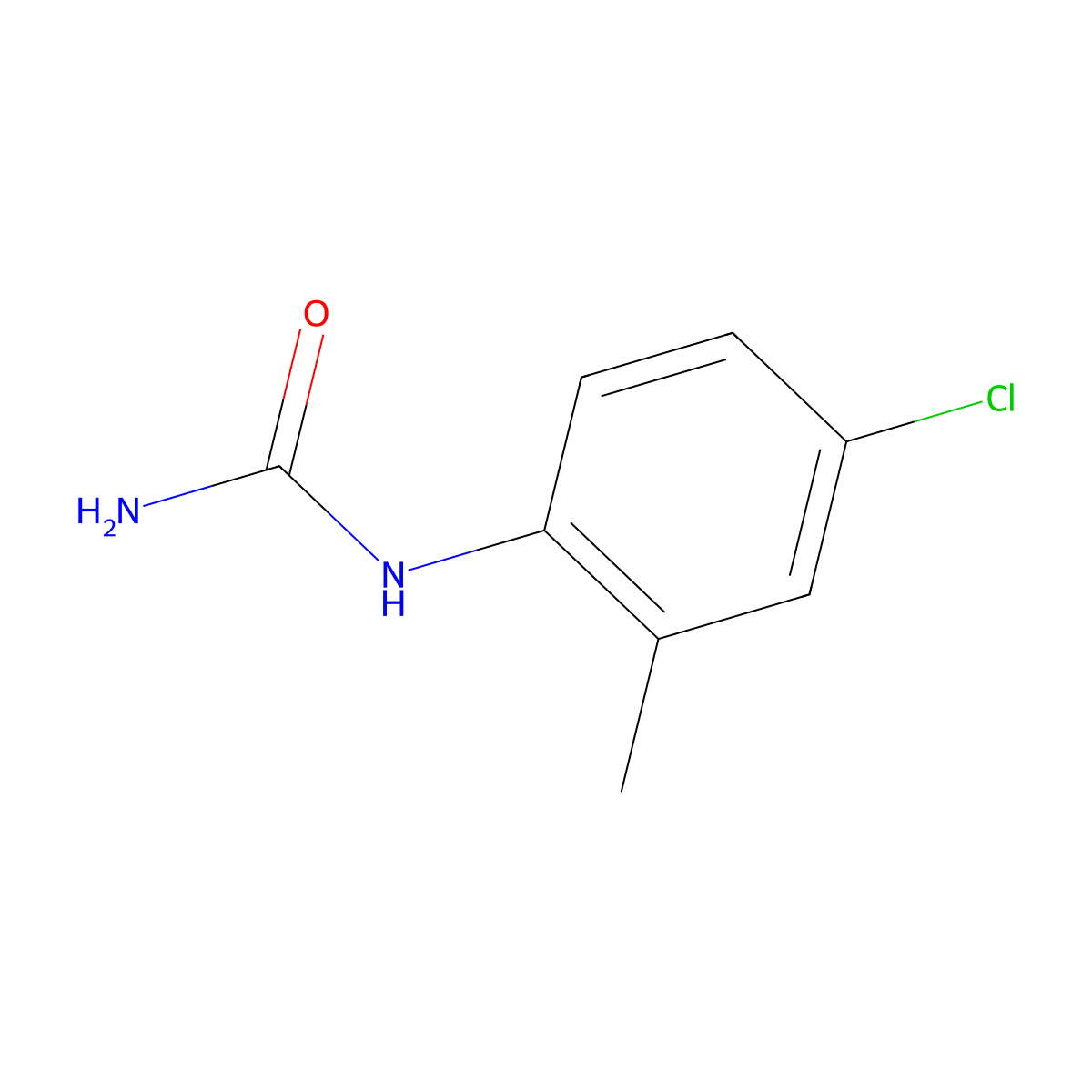 (4-Chloro-2-methylphenyl)urea molecular structure, CAS 6333-35-3