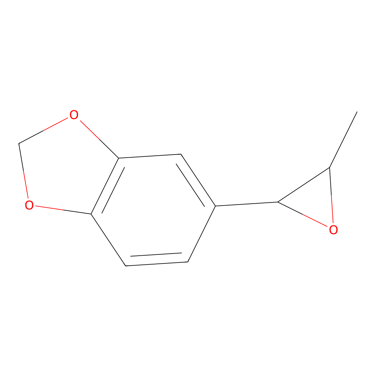 5-(3-Methyloxiran-2-yl)-1,3-benzodioxole molecular structure, CAS 6333-38-6