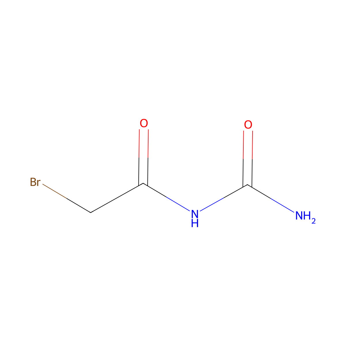 (2-Bromoacetyl)urea molecular structure, CAS 6333-87-5