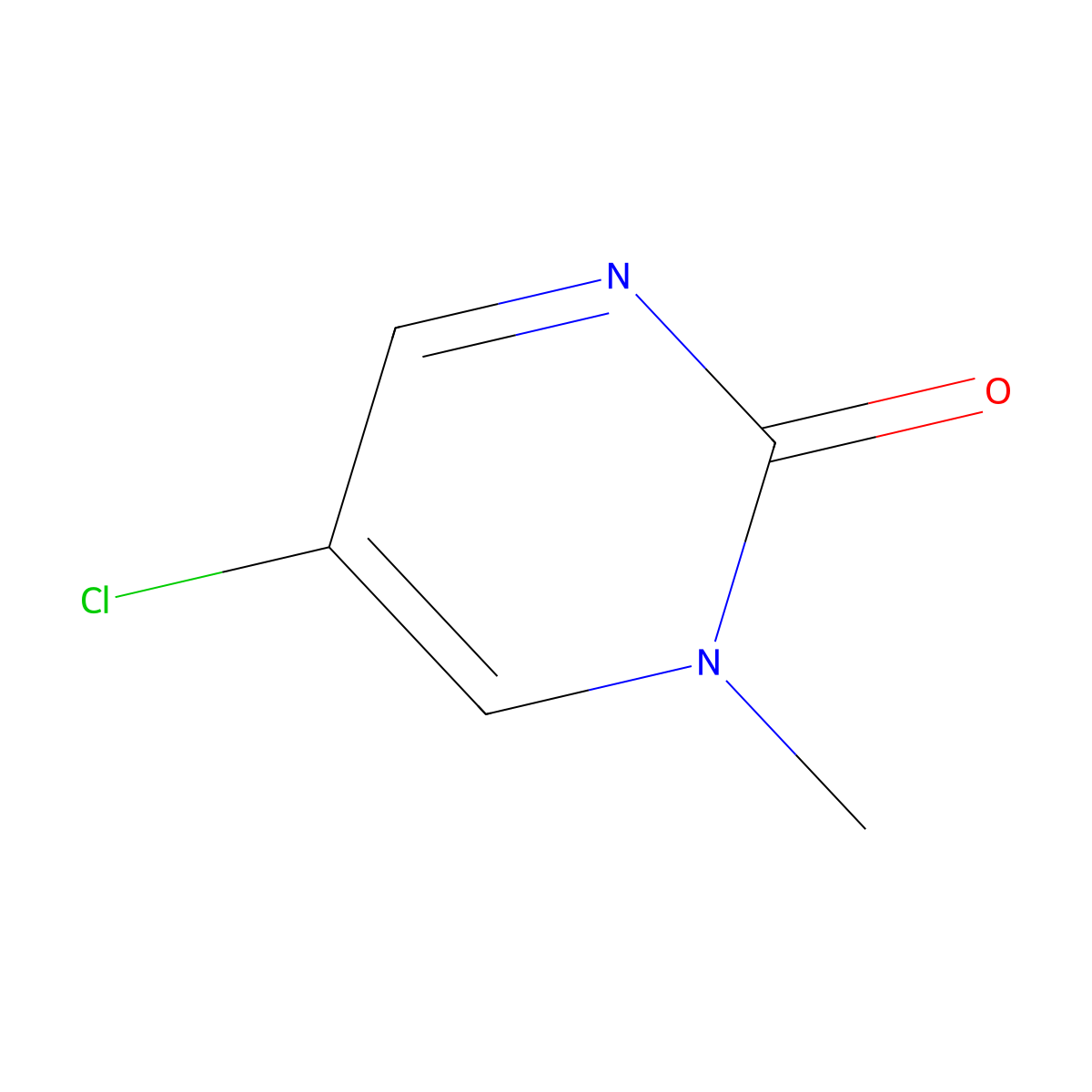 5-Chloro-1-methylpyrimidin-2(1H)-one molecular structure, CAS 63331-06-6