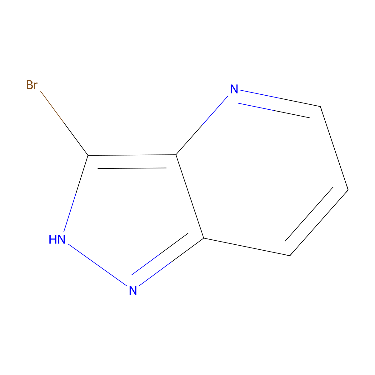 3-Bromo-1H-pyrazolo(4,3-b)pyridine molecular structure, CAS 633328-33-3