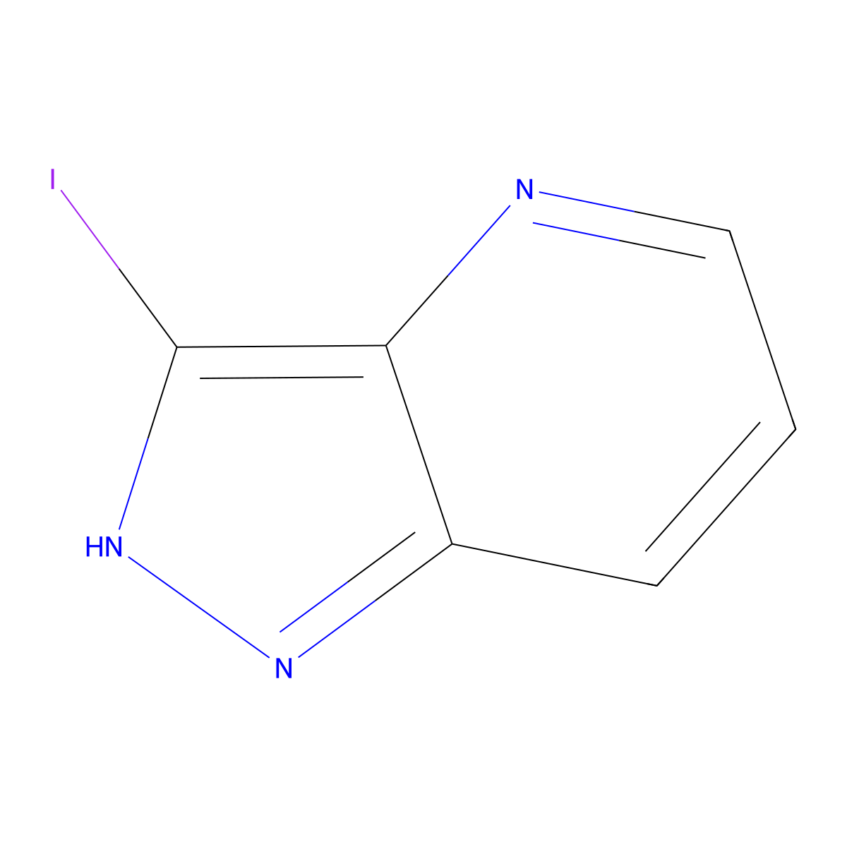 3-Iodo-1H-pyrazolo[4,3-b]pyridine molecular structure, CAS 633328-40-2