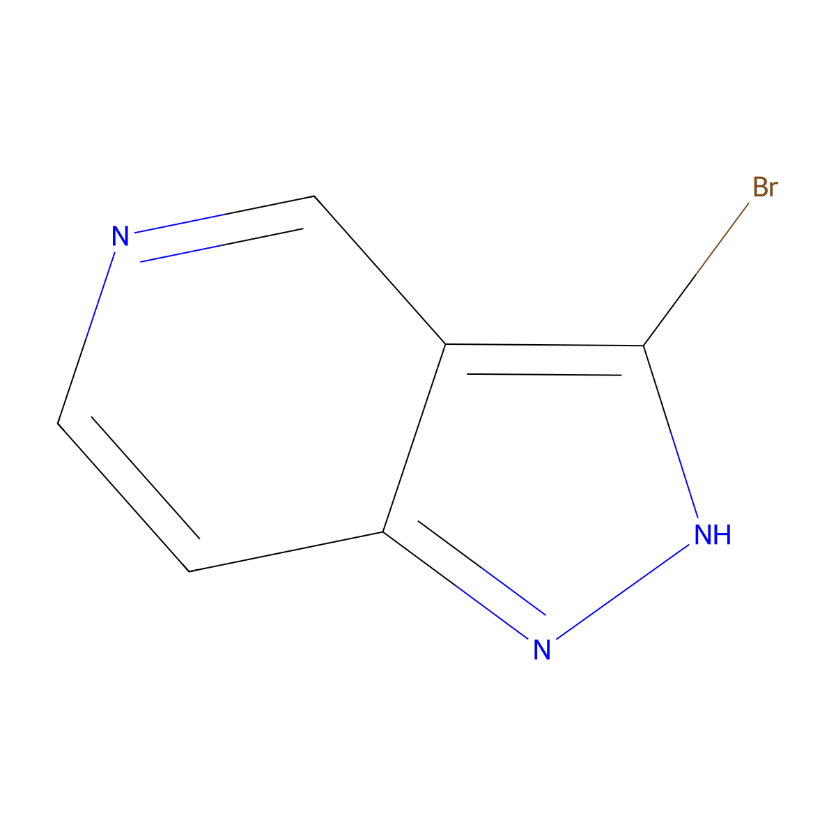 3-Bromo-1H-pyrazolo[4,3-c]pyridine molecular structure, CAS 633328-88-8