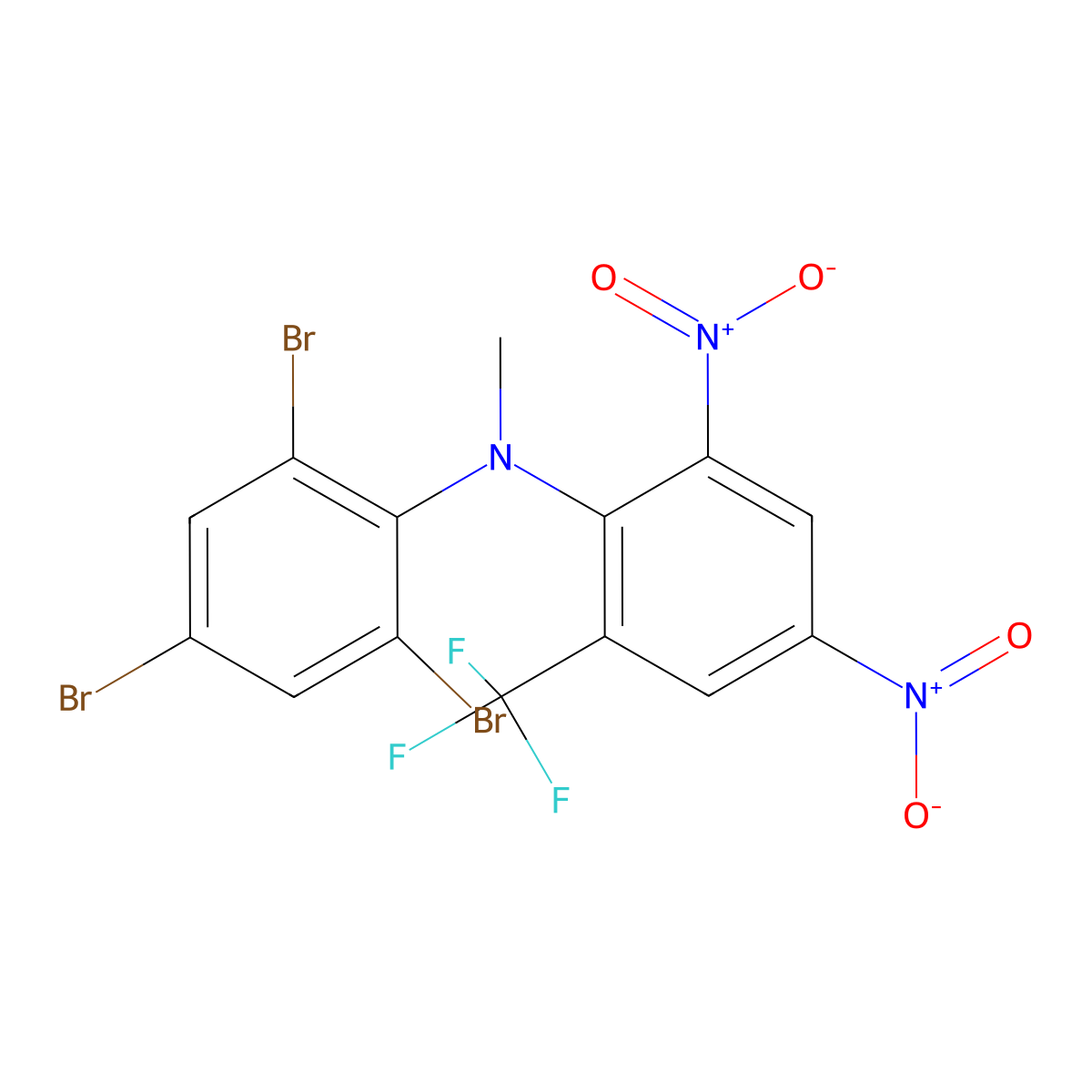 Bromethalin molecular structure, CAS 63333-35-7