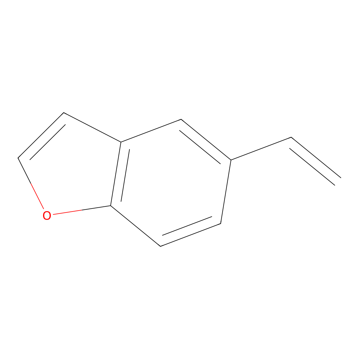 5-Ethenyl-1-benzofuran molecular structure, CAS 633335-98-5