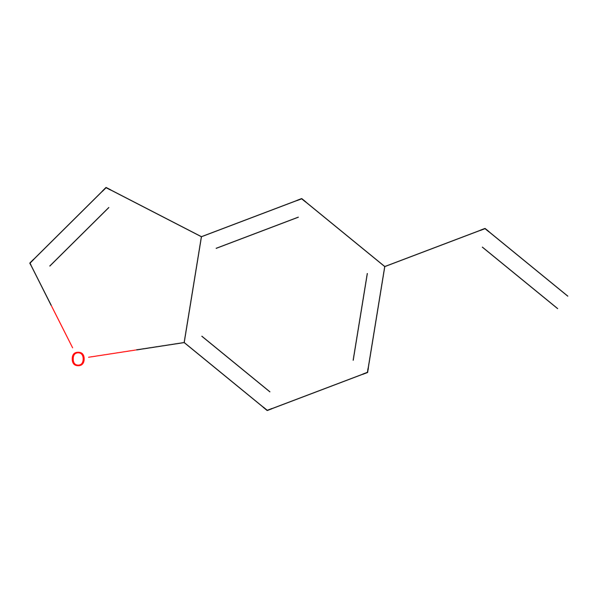 5-Ethenyl-1-benzofuran molecular structure, CAS 633335-98-5