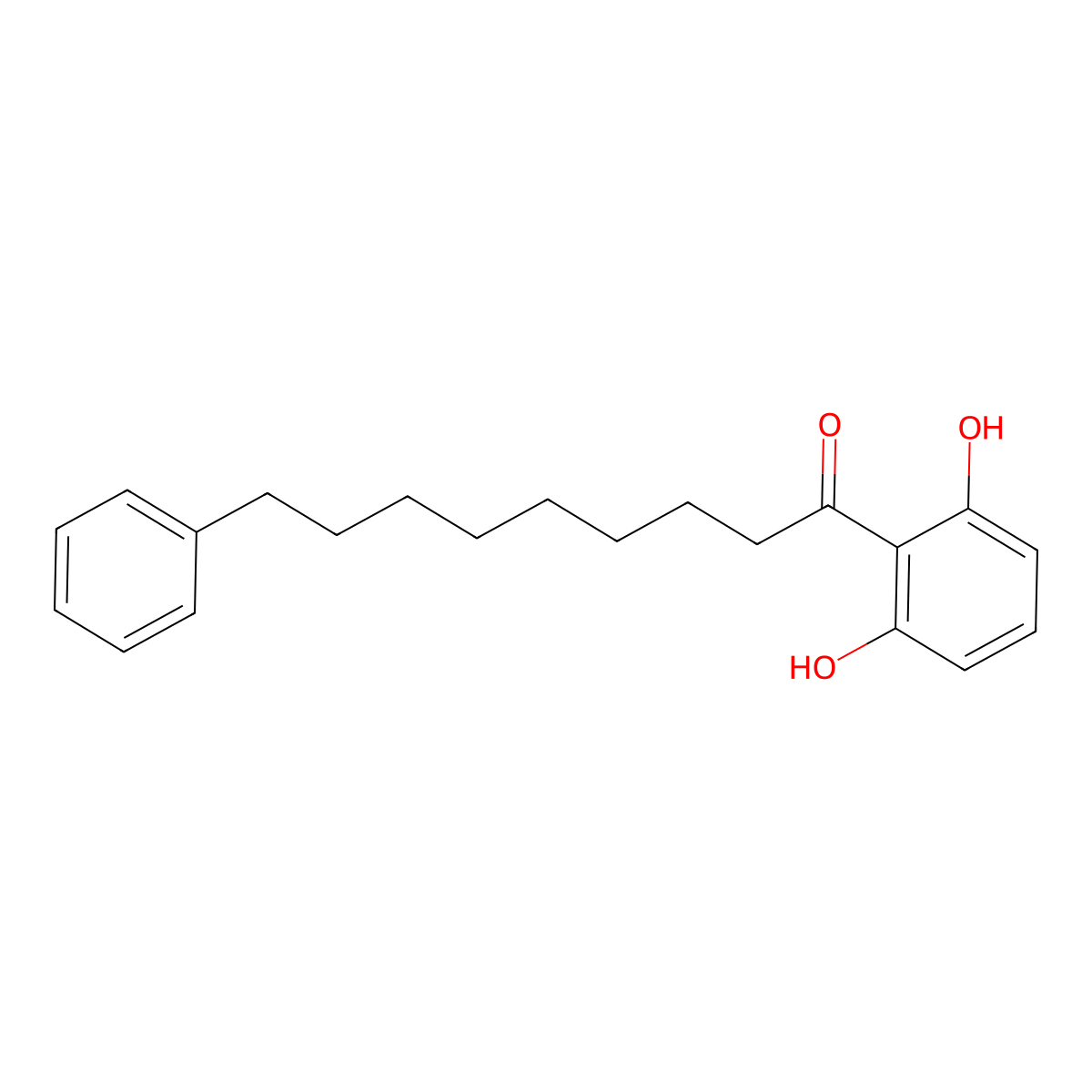 Malabaricone A molecular structure, CAS 63335-23-9