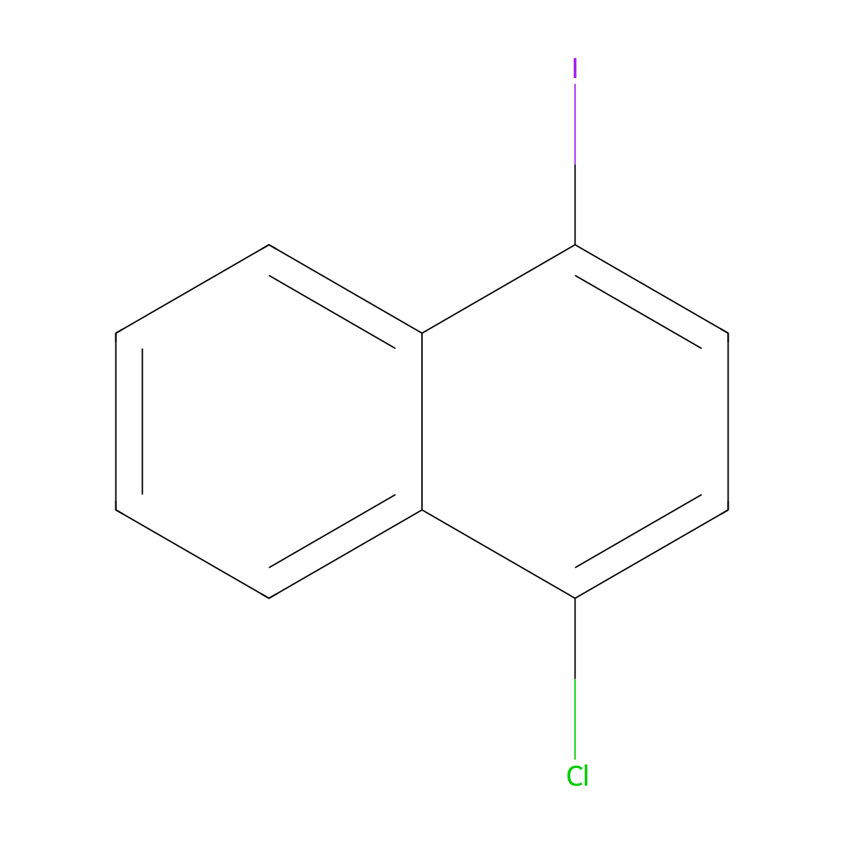 1-Chloro-4-iodonaphthalene molecular structure, CAS 6334-37-8