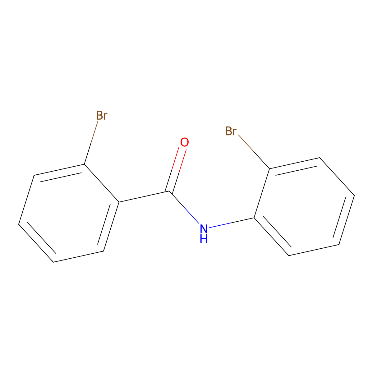 2-bromo-N-(2-bromophenyl)benzamide molecular structure, CAS 6334-99-2
