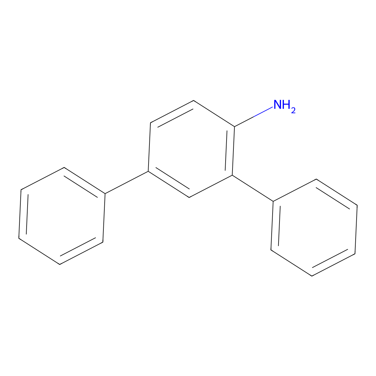 2,4-Diphenylaniline molecular structure, CAS 63344-48-9
