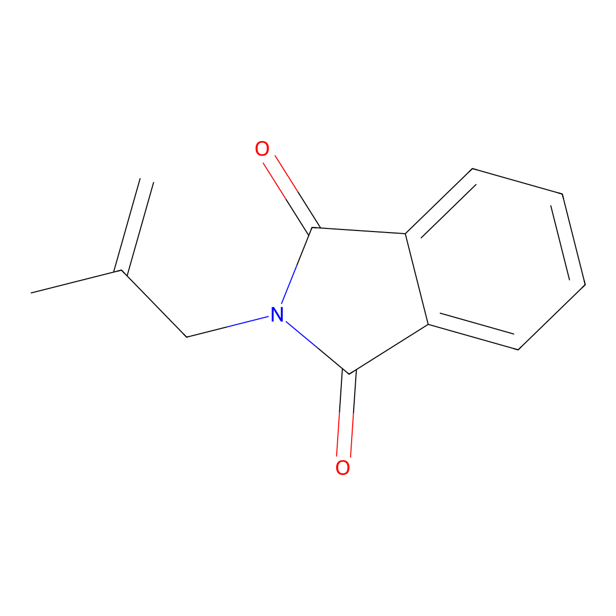 N-(2-Methylallyl)-phthalimide molecular structure, CAS 6335-03-1