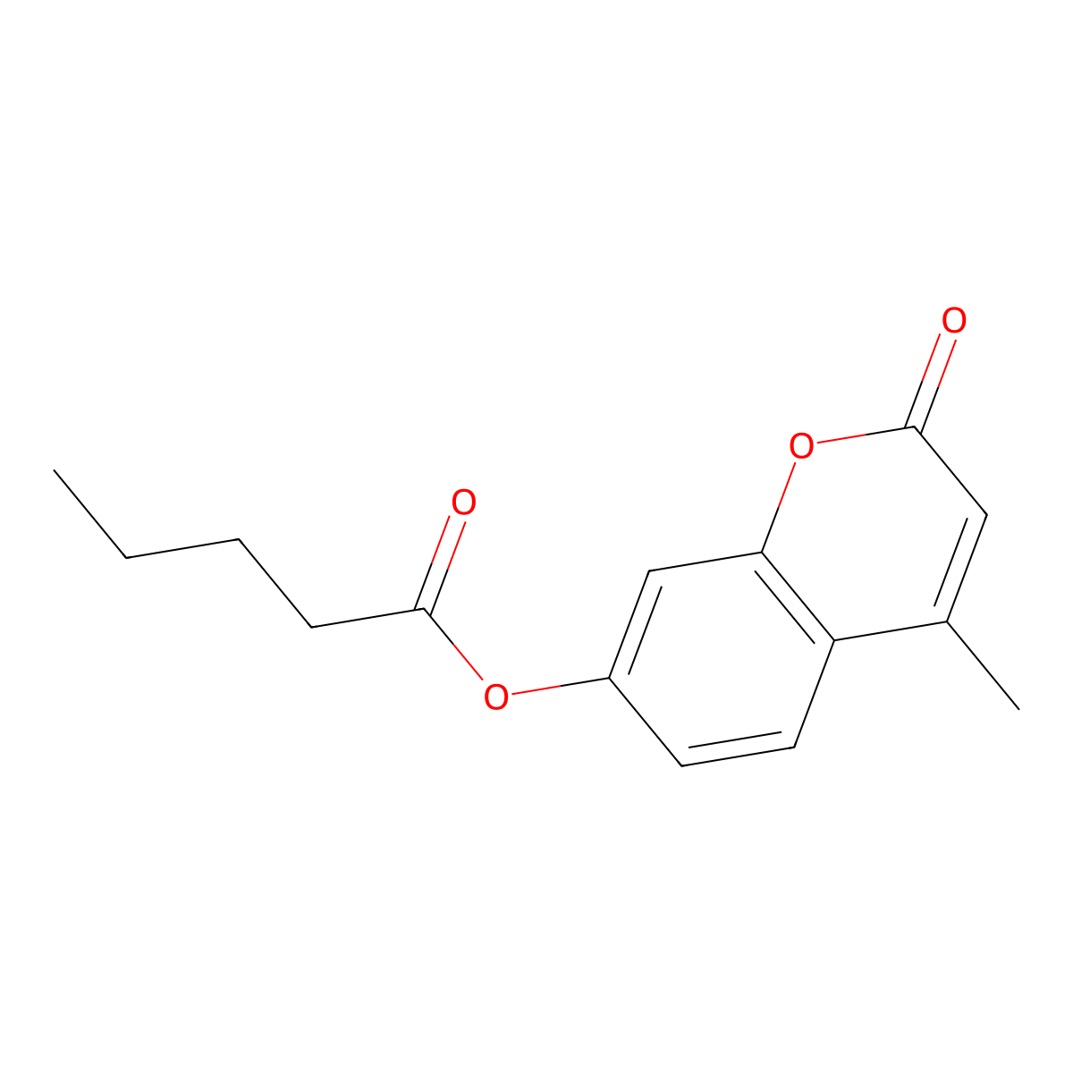 4-Methyl-2-oxo-2h-chromen-7-yl valerate molecular structure, CAS 6335-35-9