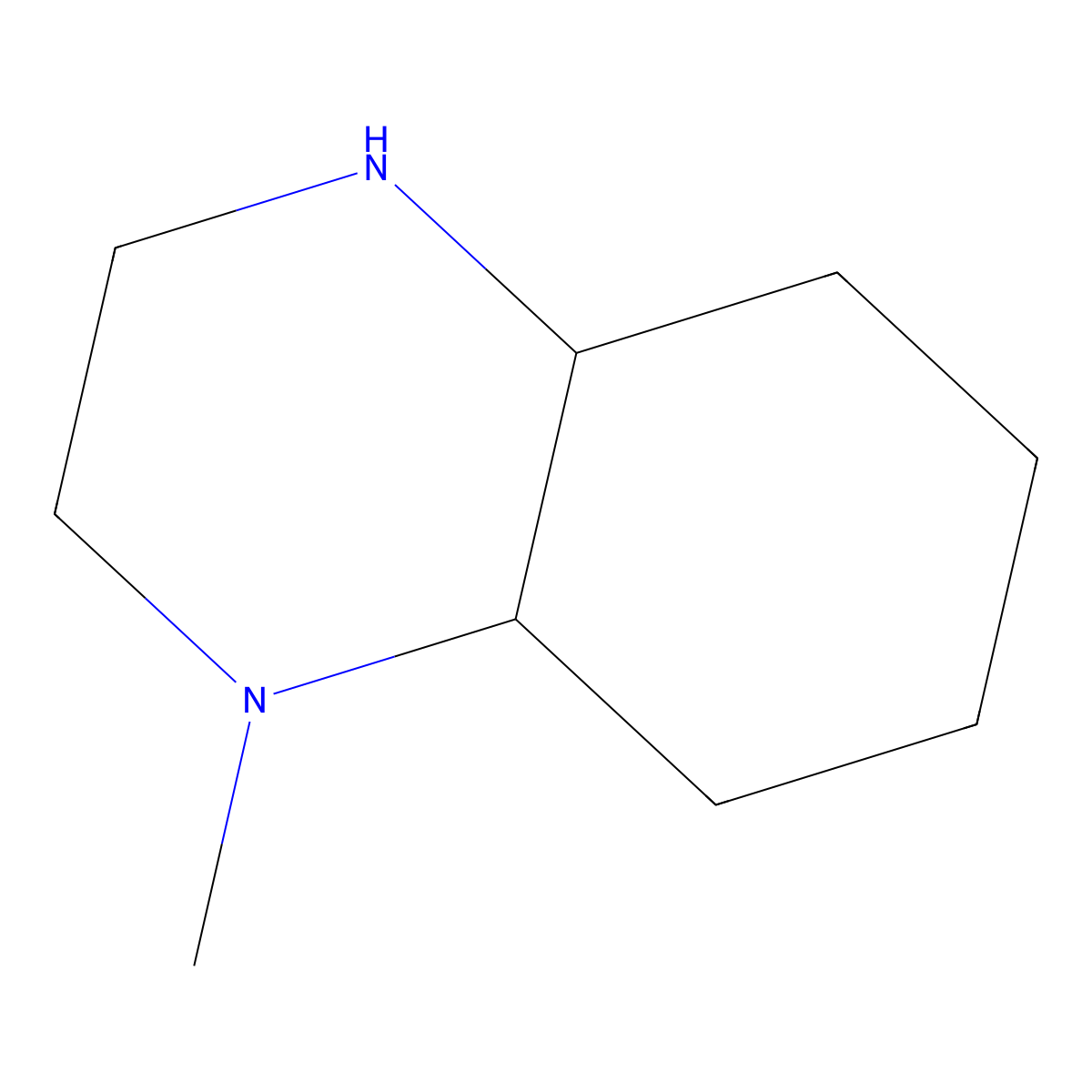 (4As,8as)-1-methyldecahydroquinoxaline molecular structure, CAS 6335-62-2