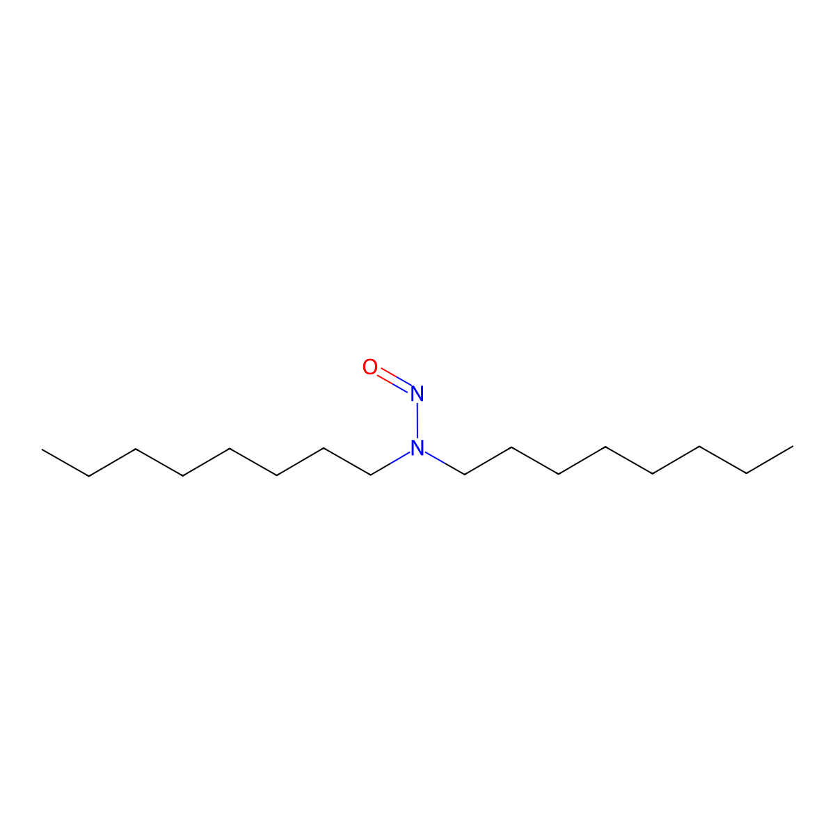 N-nitroso-N-octyl-1-octanamine molecular structure, CAS 6335-97-3