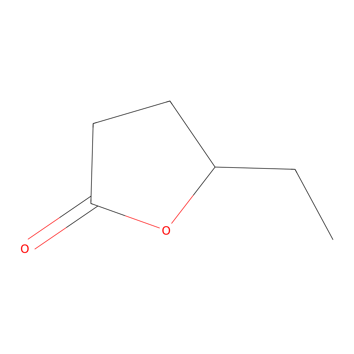 (5R)-5-ethyloxolan-2-one molecular structure, CAS 63357-95-9