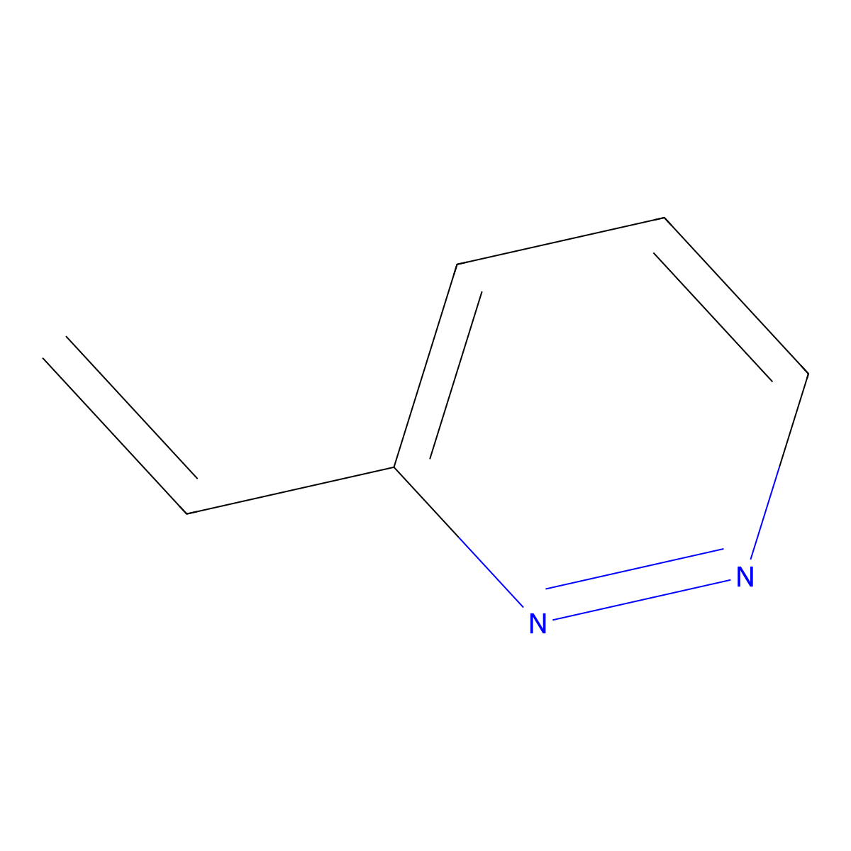 3-Ethenylpyridazine molecular structure, CAS 63359-59-1