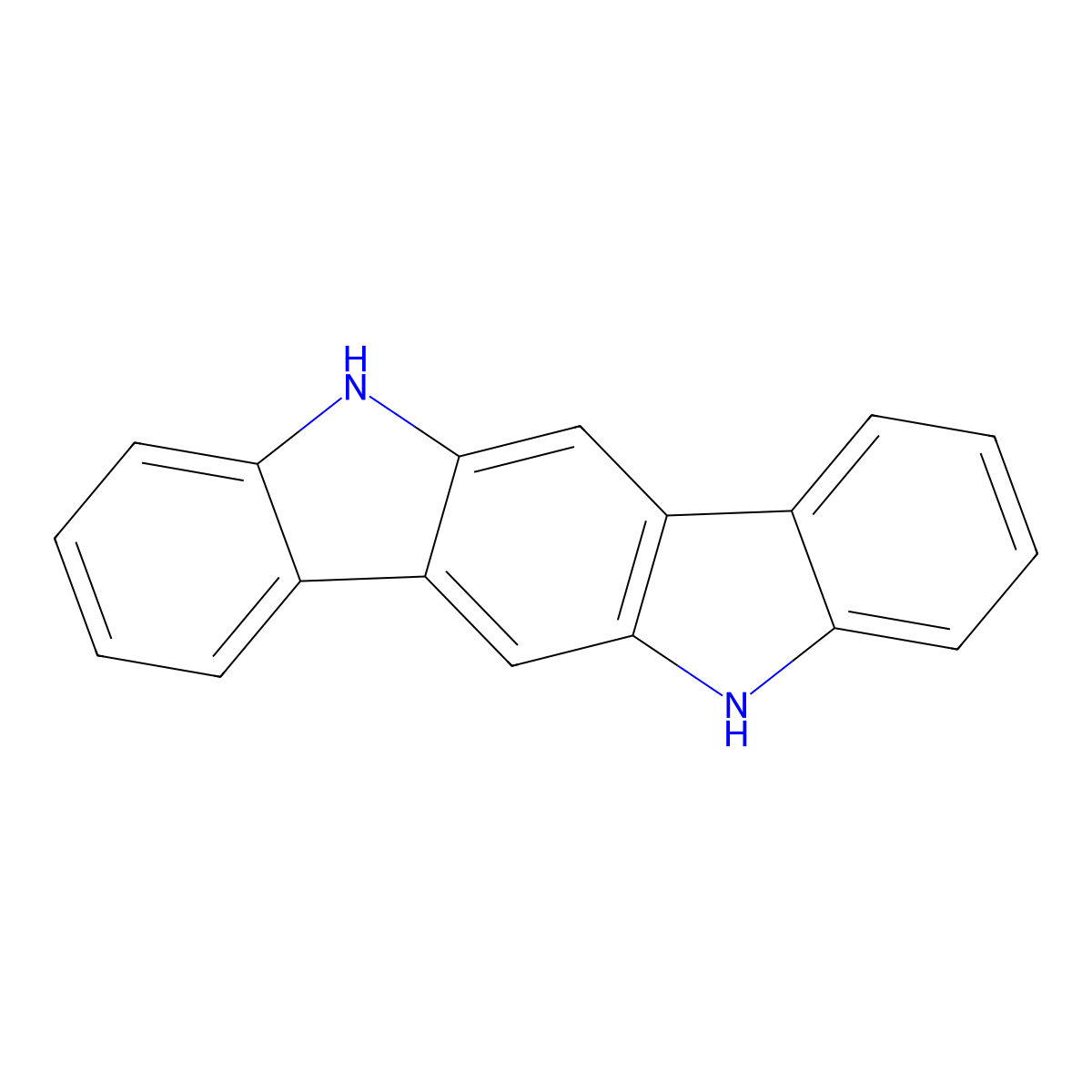 5,11-Dihydroindolo[3,2-b]carbazole molecular structure, CAS 6336-32-9