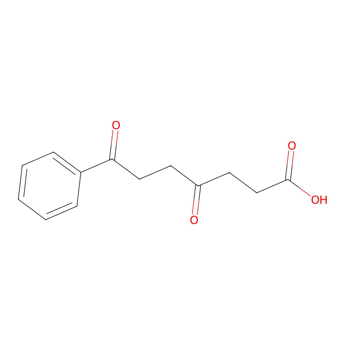 4,7-Dioxo-7-phenylheptanoic acid molecular structure, CAS 6336-53-4